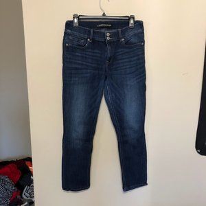 Express Cropped Mid Rise Jeans